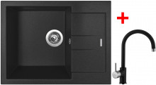 Sinks AMANDA 650 Metalblack+VITALIA...